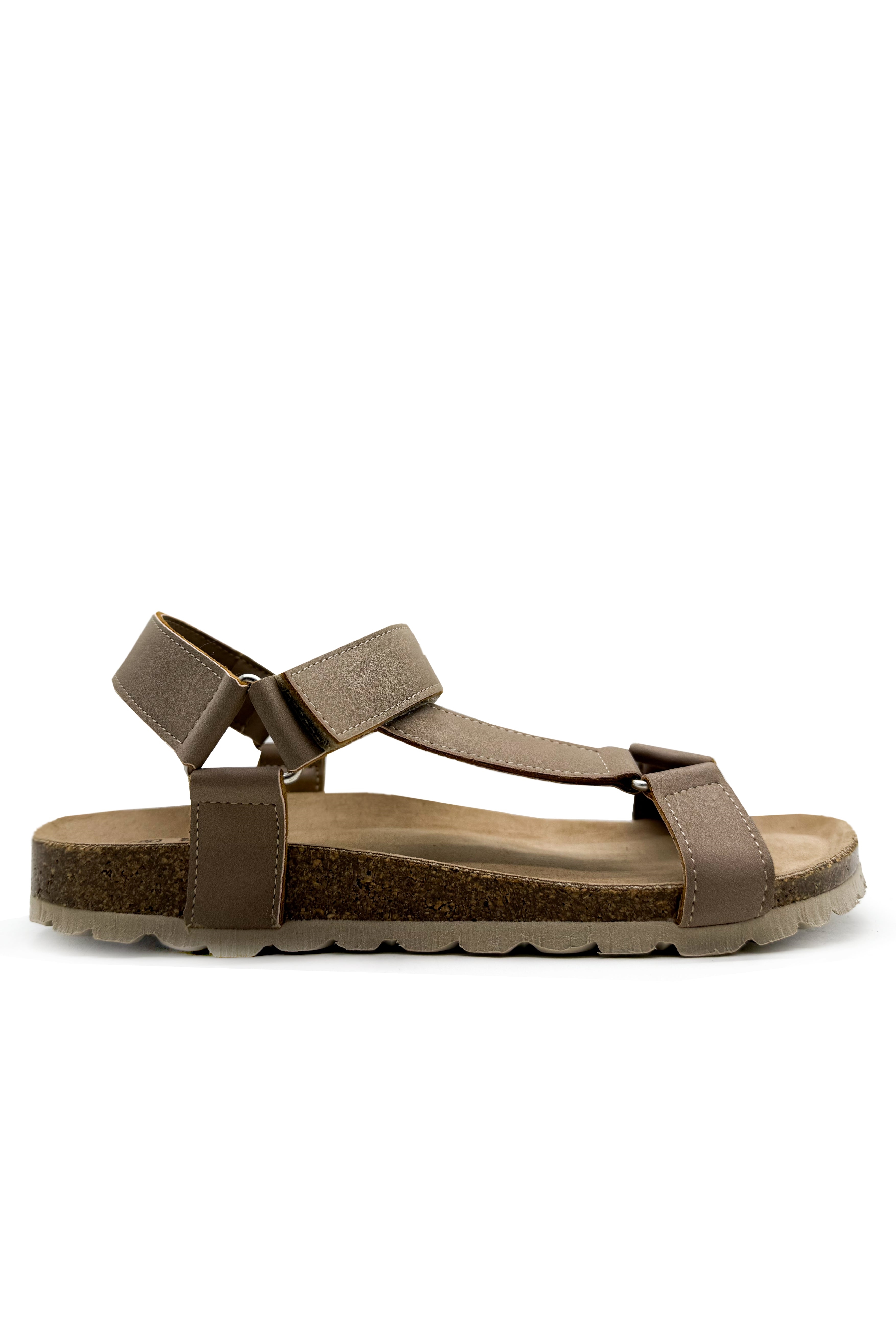 Thies Herren vegan Sandalen Eco Bio Trek Elefant Grau