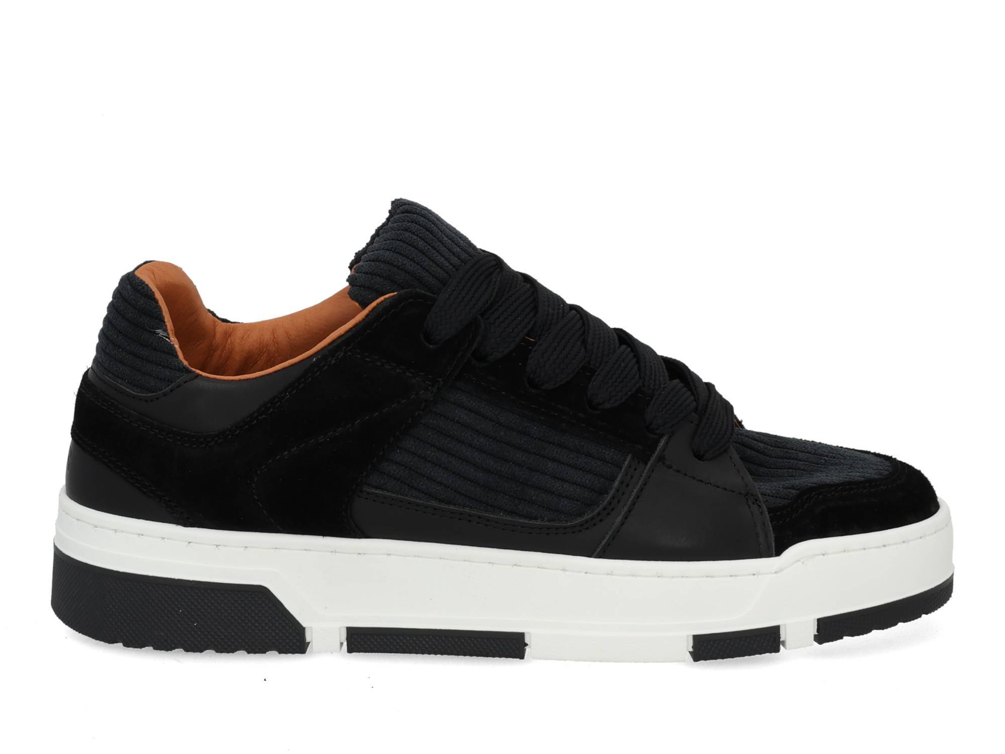 DWRS label Whitby Corduroy 2201 black Zwart 