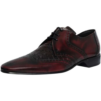 Jeffery-West Nette schoenen  Croco Derby gepolijste leren schoenen