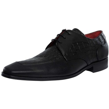 Jeffery-West Nette schoenen  Croco Derby leren schoenen