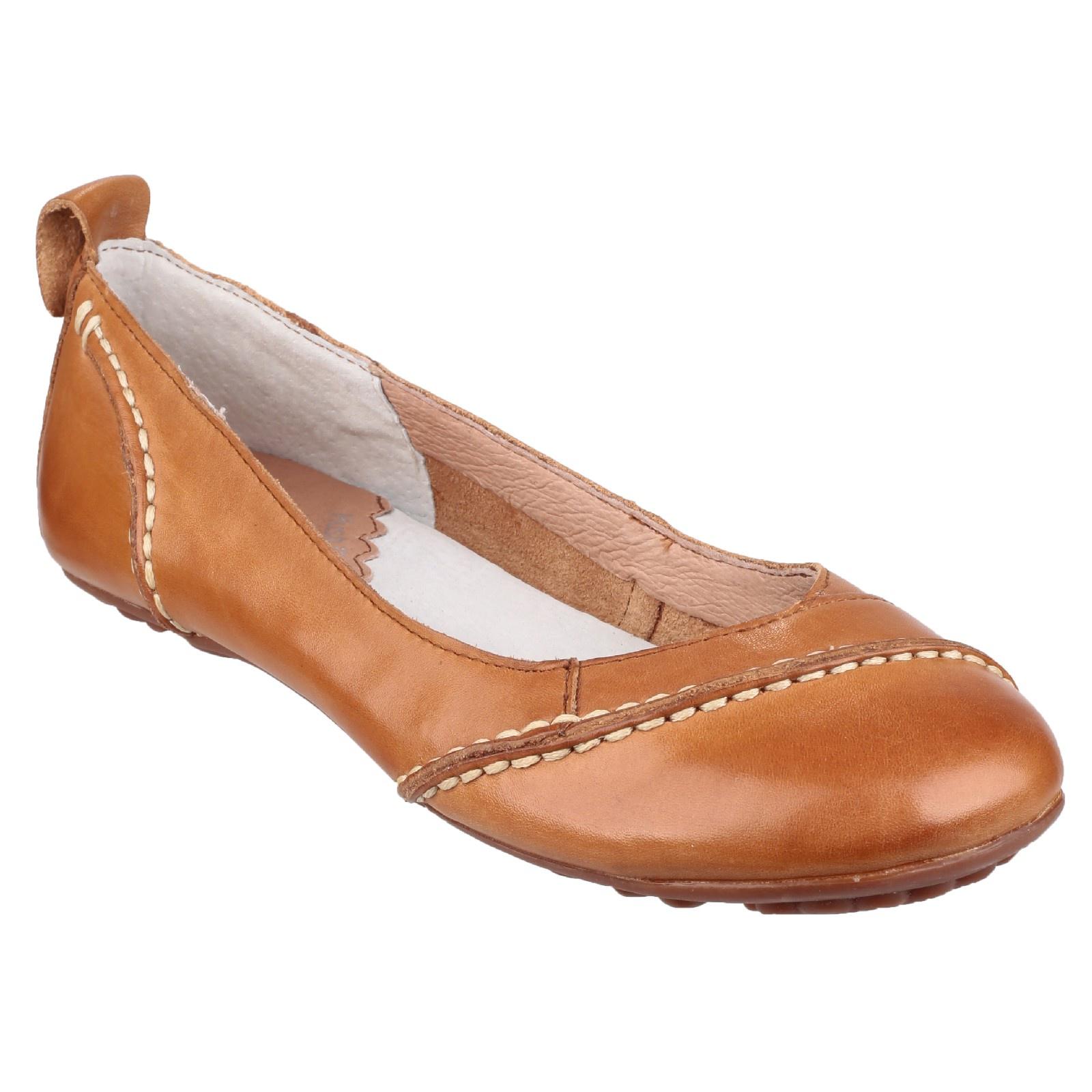 Hush Puppies dames/dames Janessa slip-on pompen 8 UK lichtbruin