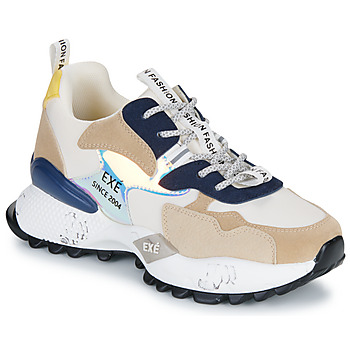 Exé Shoes Lage Sneakers  19V03-1-PU-BEIGE-BLACK