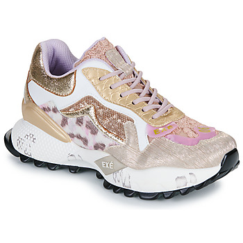 Exé Shoes Lage Sneakers  D190608-13-PU-BEIGE-PINK