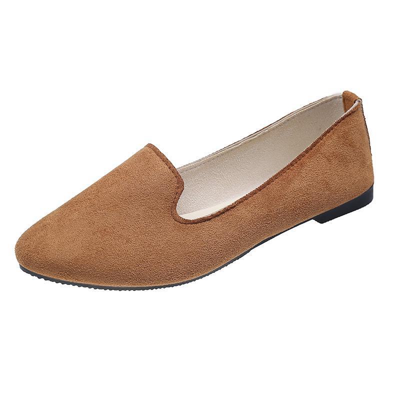 Shoes Arena Dames flats: Candy Color, werk- en zwangerschapskleding, lente- en herfstcollectie 2023, maat 43. 40 bruin