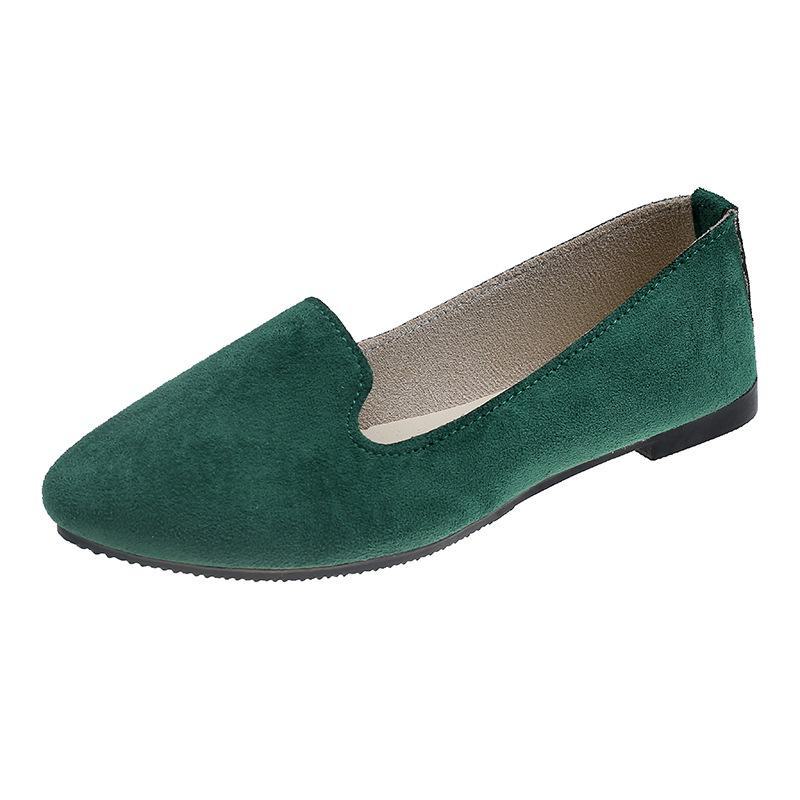 Shoes Arena Dames flats: Candy Color, werk- en zwangerschapskleding, lente- en herfstcollectie 2023, maat 43. 38 grasgroene kleur