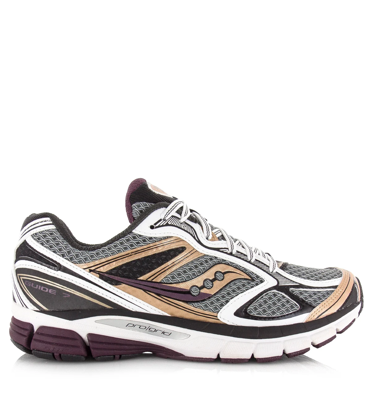 Saucony progrid guide 7 white bronze lage sneakers unisex
