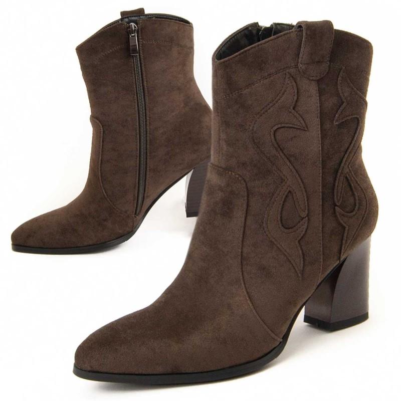 BOZOOM Botín De Tacón Para Mujer.  Montevita  Cacera  96622 36