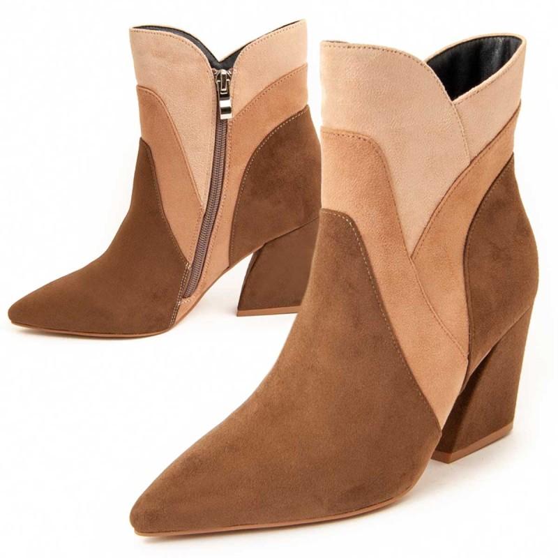 BOZOOM Botín De Tacón Para Mujer.  Montevita  Mila  96636 36