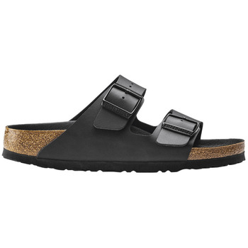 Birkenstock Slippers  Arizona Birko Flor Black Black Foot Bed