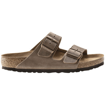 Birkenstock Slippers  Arizona Oiled Leather 'Tobacco Brown'