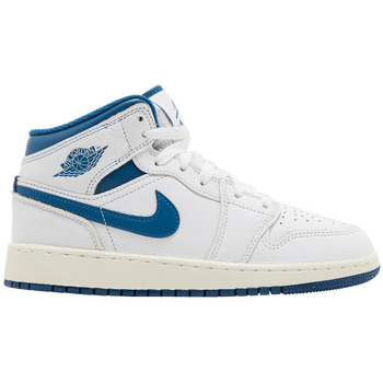 Nike Hoge Sneakers  Jordan 1 Mid SE Industrial Blue (GS)