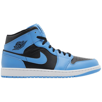 Nike Hoge Sneakers  Jordan 1 Mid University Blue Black