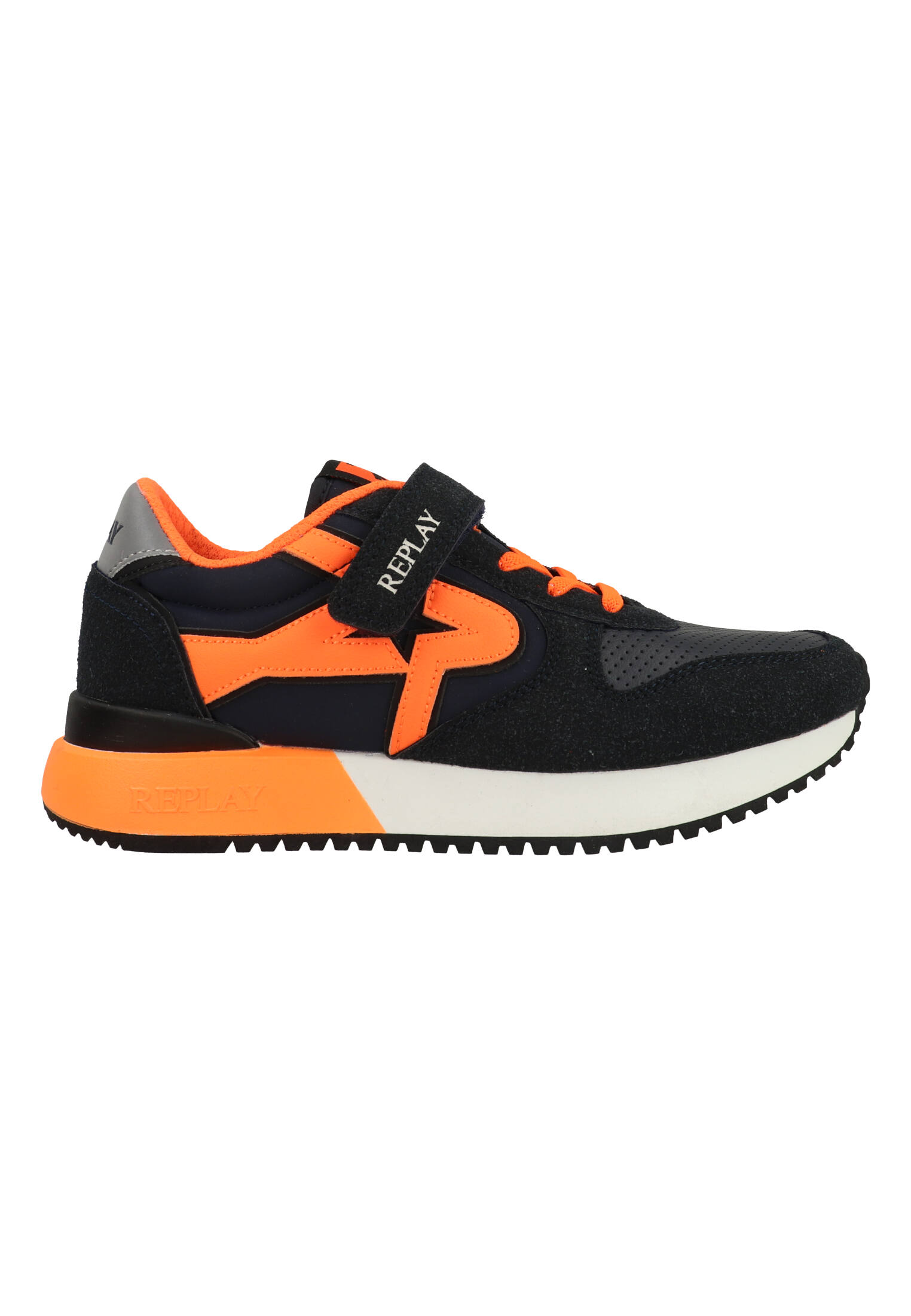 Replay Fiber JR Boy 7 JS850007S-3452 Blauw / Oranje 