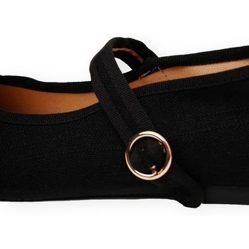 Paez Ballerina's  Mary Jane W - Linen Black