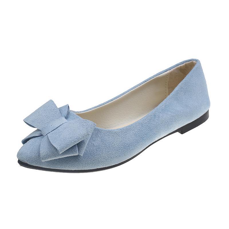 Shoes Arena Damesschoenen met strik en puntige neus - Modieus, grote maat, ondiepe mond, perfect voor werk of bruiloften (2023) Size 43