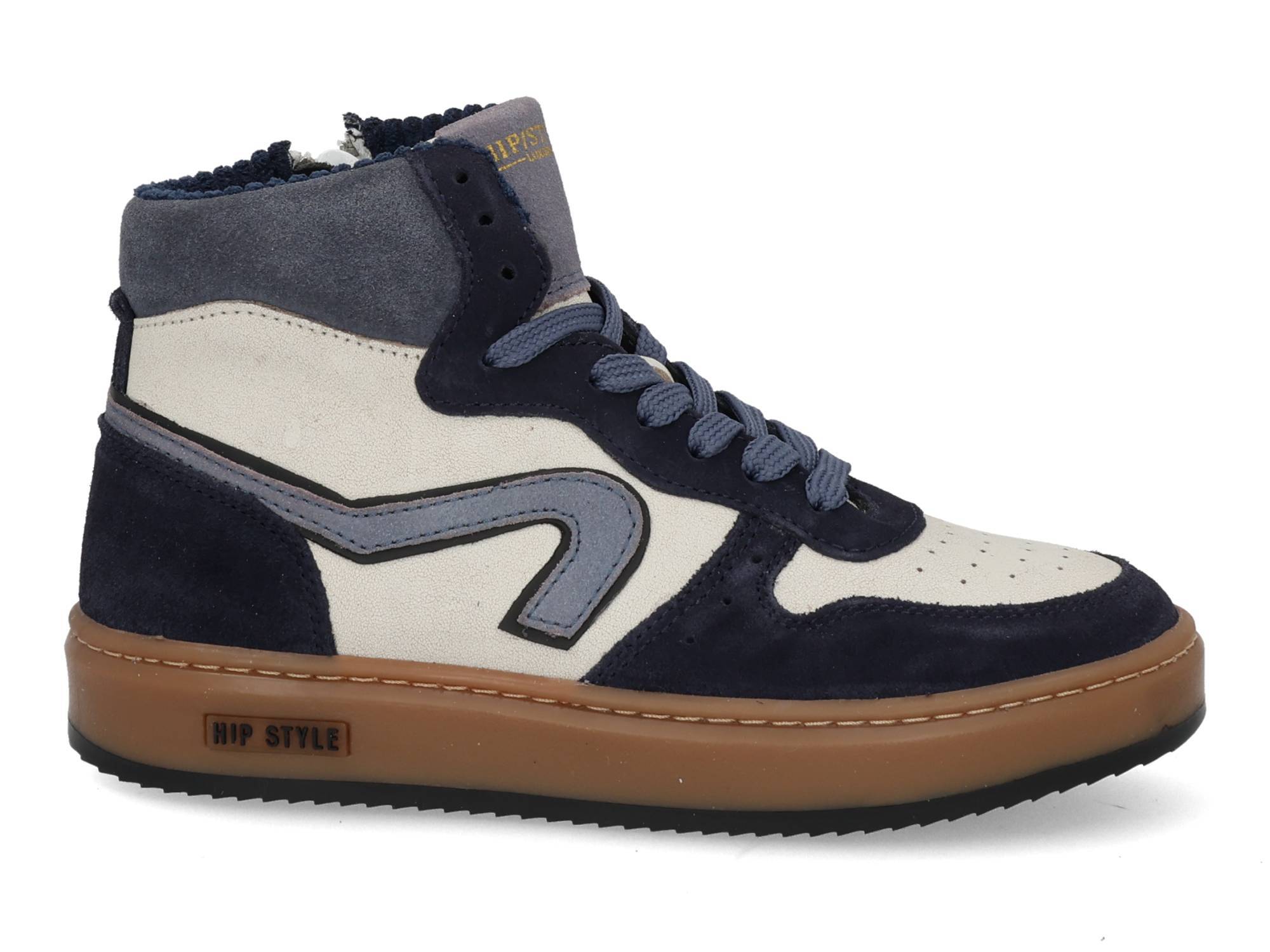 HIP H1803 donkerblauw multi blauw 