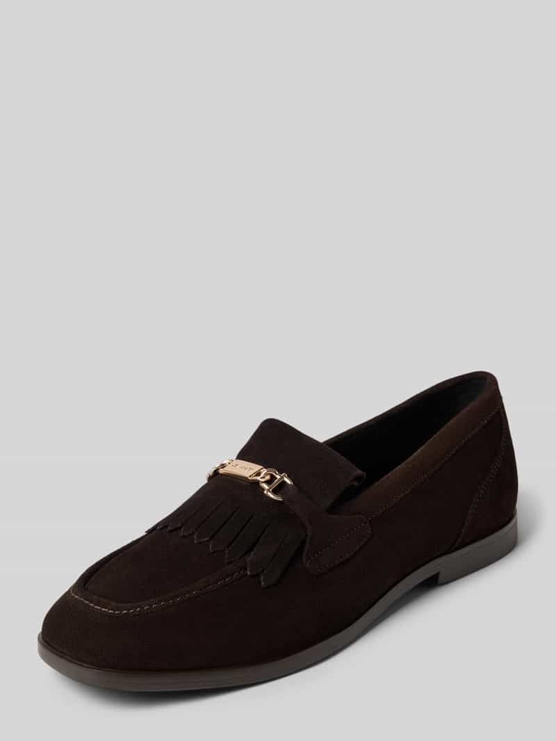 Gant Leren loafers met applicatie, model 'Gimble'