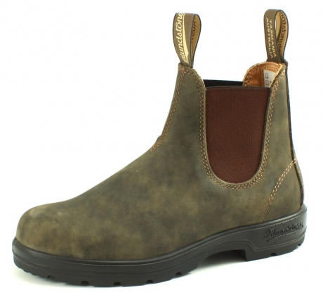 Stoute-schoenen.nl Blundstone 585 elastic sided Bruin BLU03