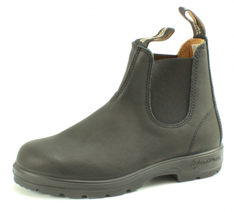 Stoute-schoenen.nl Blundstone 558 elastic sided Zwart BLU02