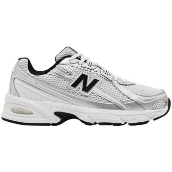 New Balance Lage Sneakers  740 White Silver Metallic Navy