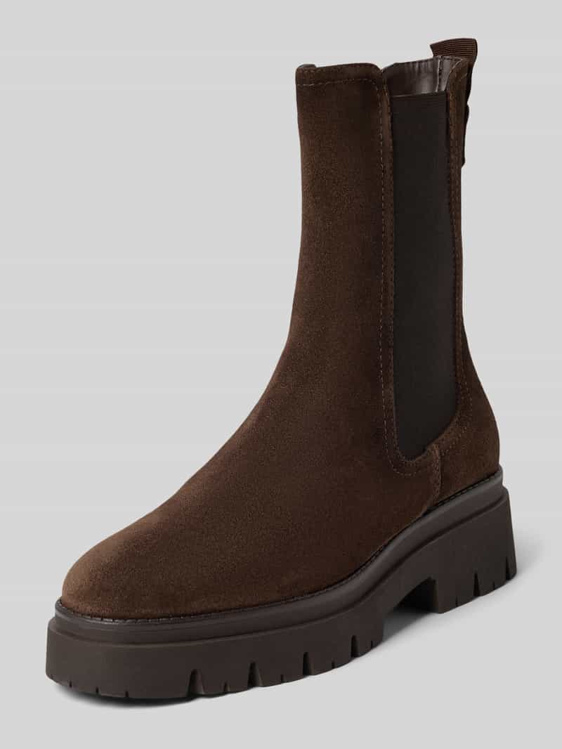 Tamaris Chelsea boots van echt leer