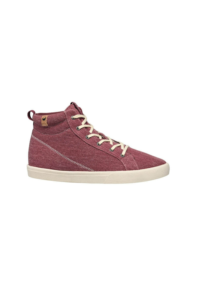 SAOLA Damen vegan Sneaker Damen Wanaka Canvas Burgundy