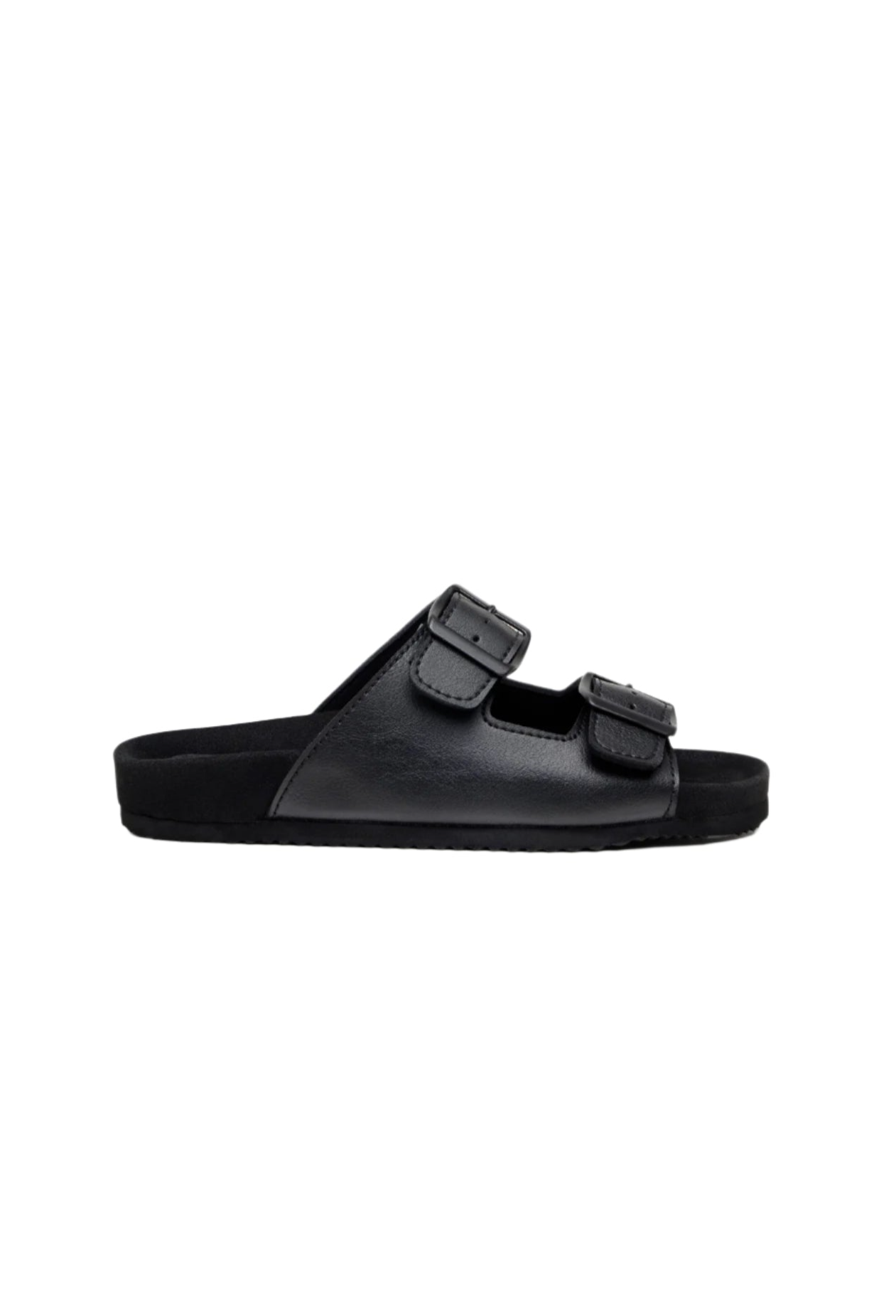 Green Laces Herren vegan Sandalen Two Strap Truda Schwarz