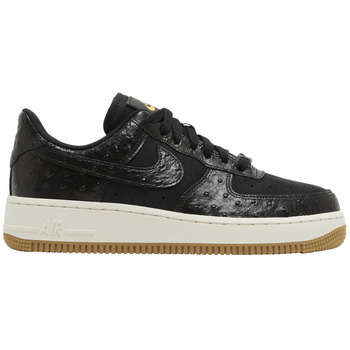 Nike Lage Sneakers  Air Force 1 Low '07 Black Ostrich Gum (Women's)