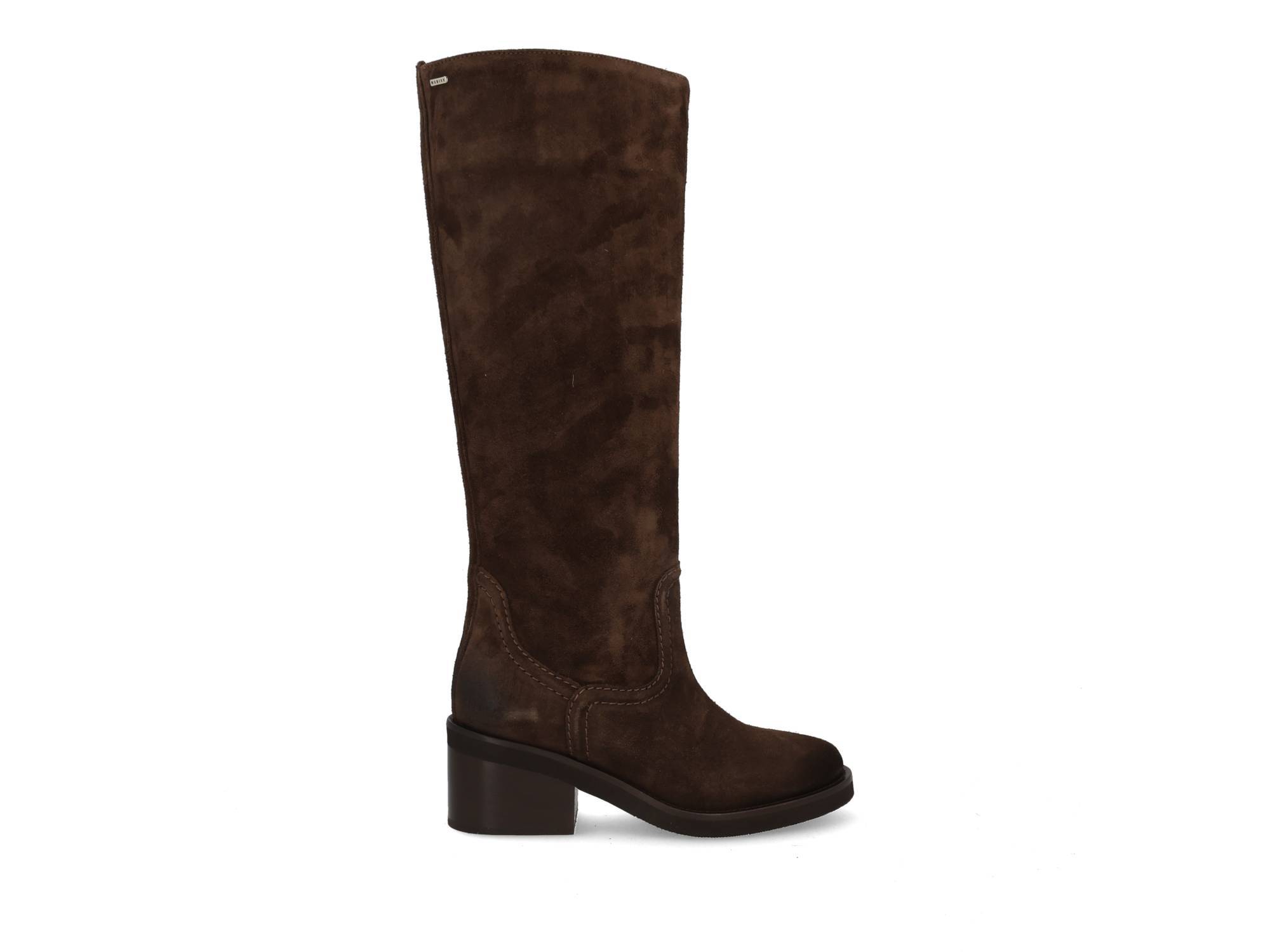 Nubikk Cassy boot dk brown Bruin 