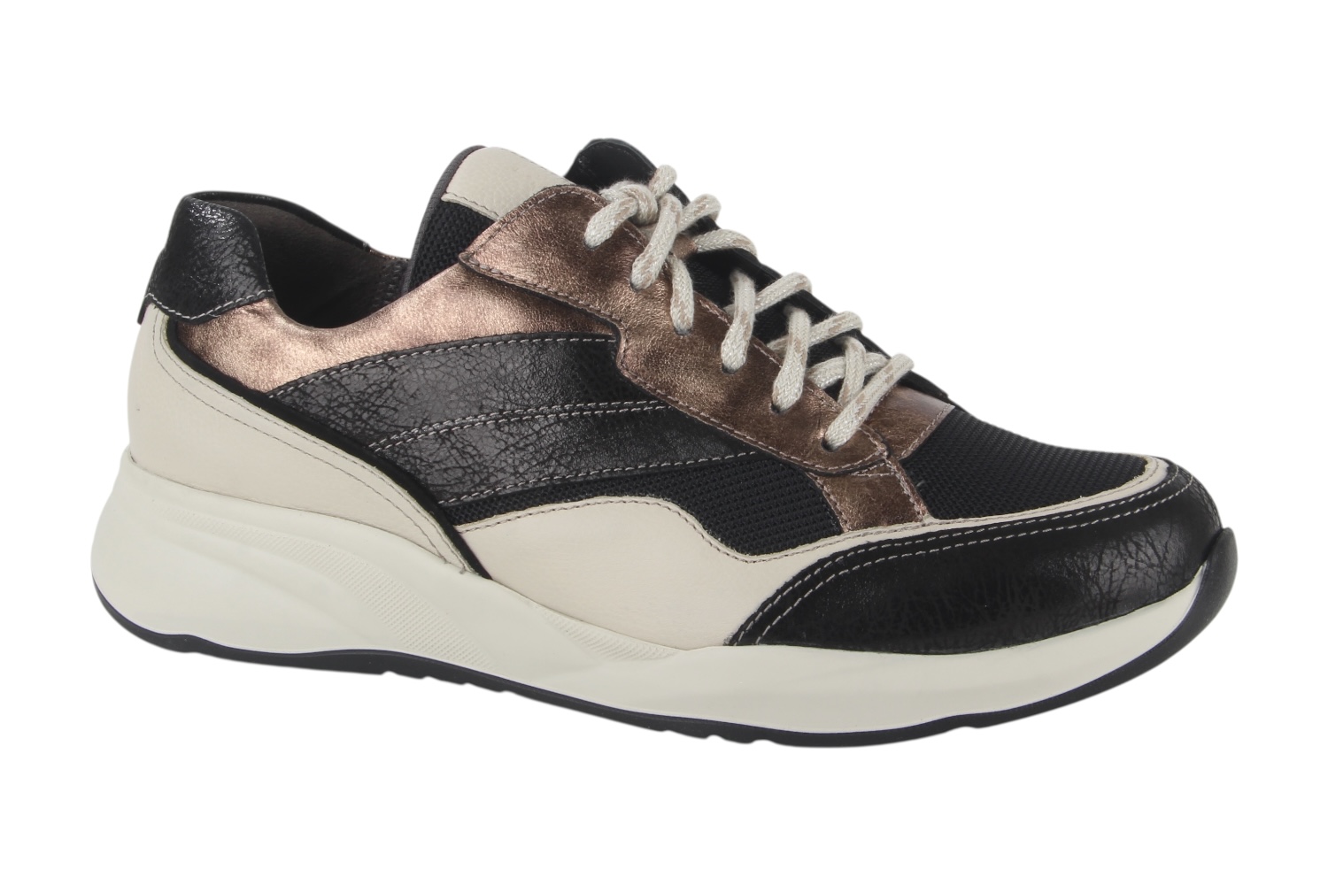 Durea 6308.605.1739-h dames veterschoenen sportief