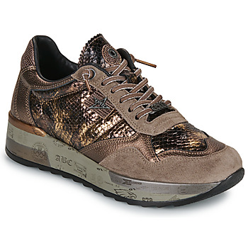 Cetti Lage Sneakers  C-848-SRA-XL-INV26-ANTE-SNAKE-PEWTER