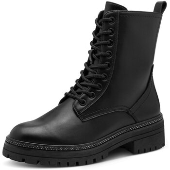 Marco Tozzi Veterlaarsjes FALLA blokhak, veterschoenen met studs aan de zoolrand