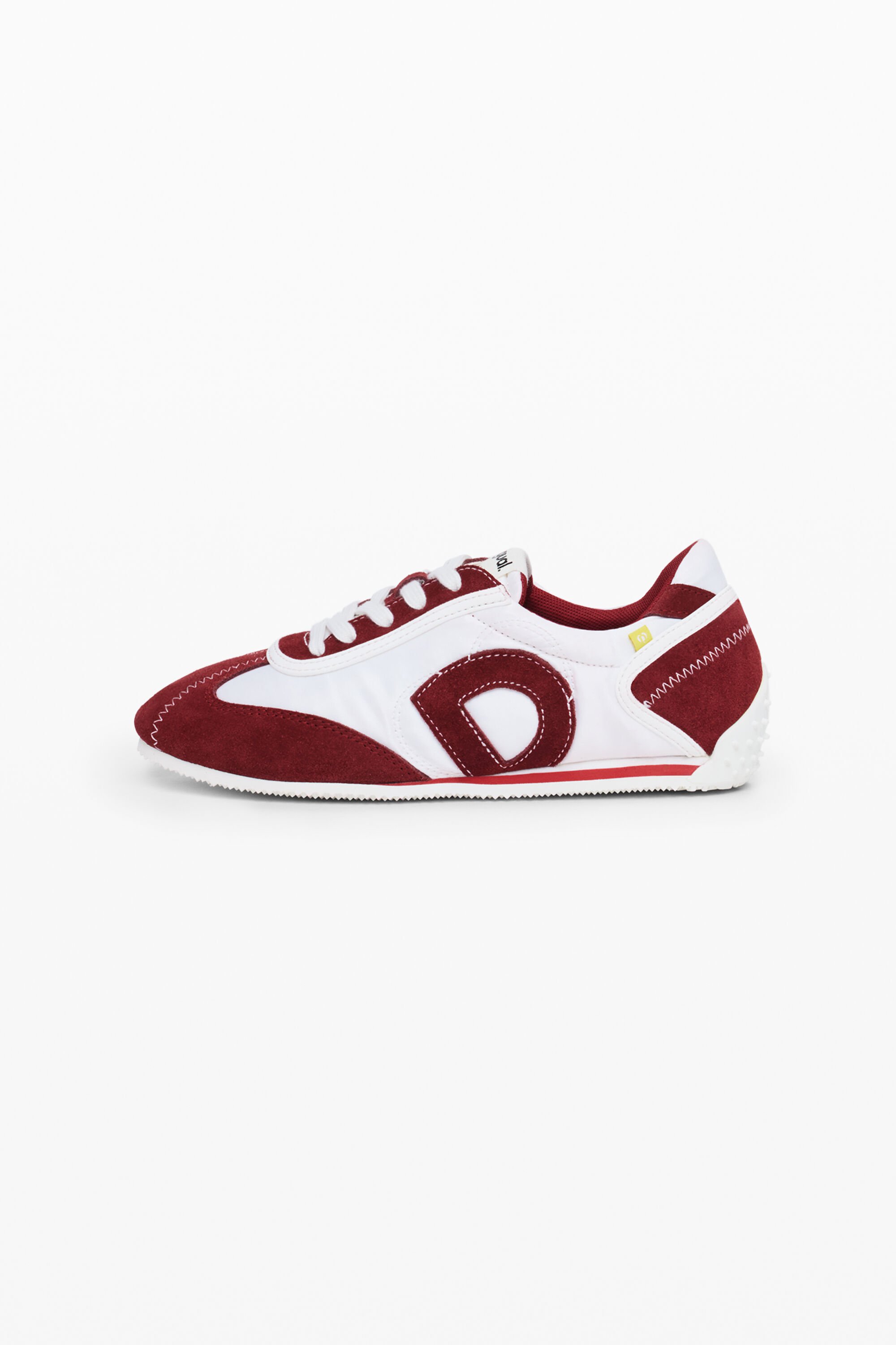 Desigual Tweekleurige retro-sneaker - WHITE