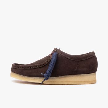 Clarks Nette schoenen  WALLABEE 26156606-DARK BROWN SUEDE