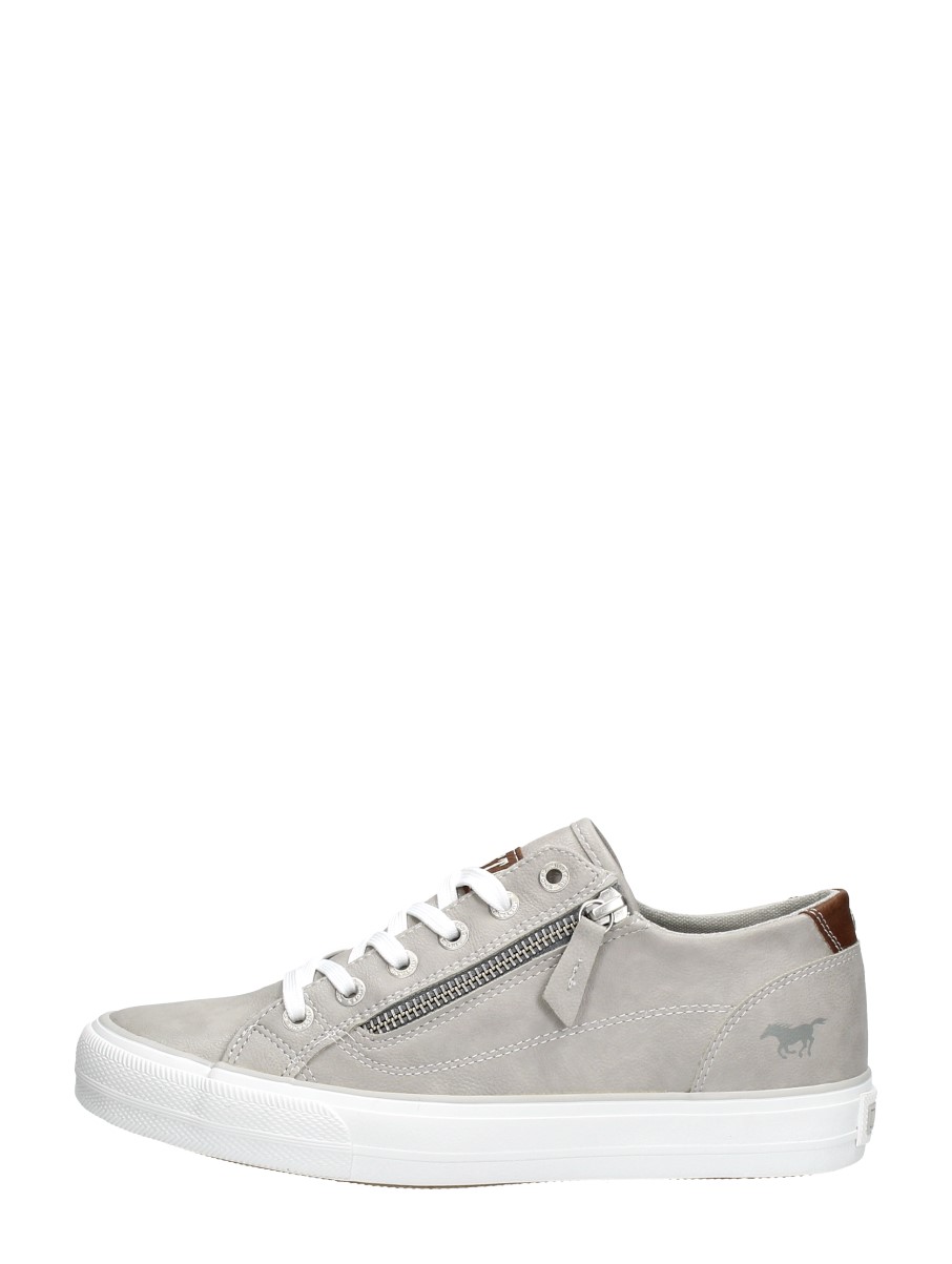 Mustang  Dames Veterschoenen Licht Grijs