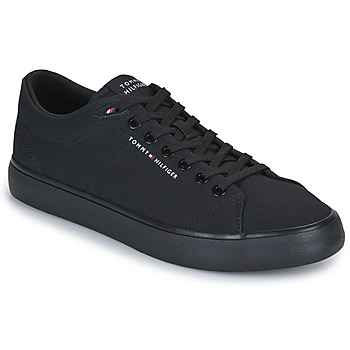 Tommy Hilfiger Sneakers TH HI VULC LOW CORE CANVAS , vrijetijdsschoen, lage schoen, veterschoenen met zacht gepolsterde schacht