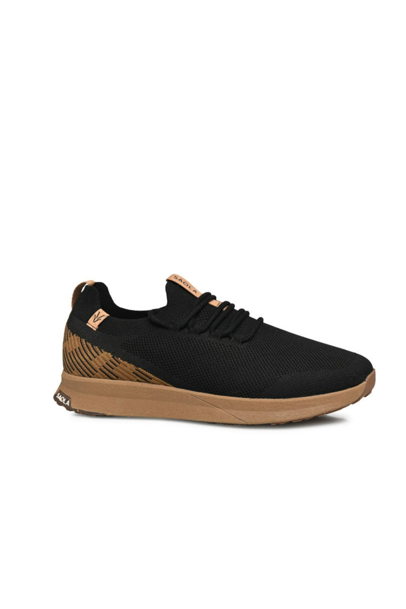 SAOLA Herren vegan Sneaker Herren Tsavo 2.0 Wasserdicht Schwarz