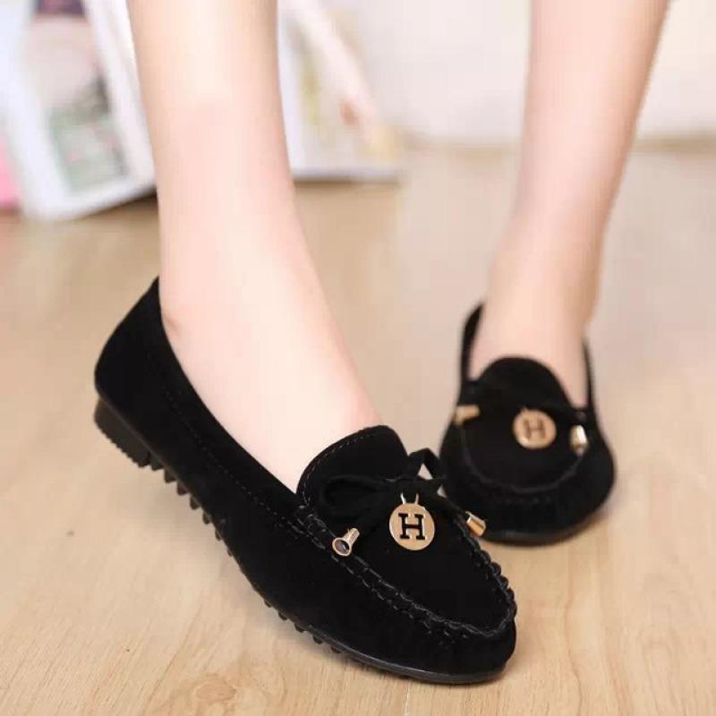 Sneak Spot Mode Casual Lofers Platte damesschoenen Dames Elegante vlinderknoop Comfortabele schoenen Dames Zachte klassieke kantoorschoenen 41