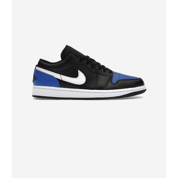 Nike Lage Sneakers  Jordan 1 Low Black Royal Toe