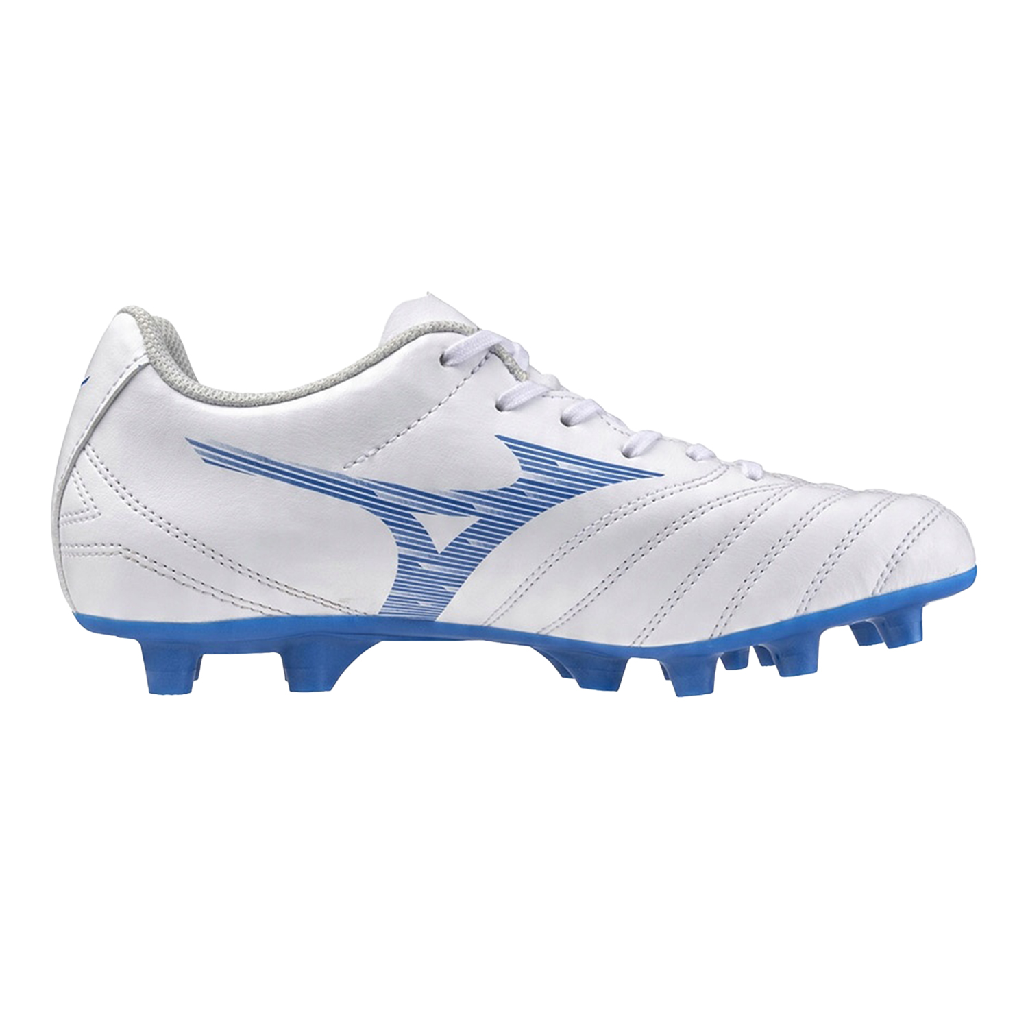 Mizuno Monarcida neo iii select synthetisch leer stevige grond voetbalschoenen voor kinderen/kinderen