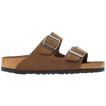 Birkenstock Sandalen  Arizona SF Suede Leather Narrow - Dark Tea Tonal