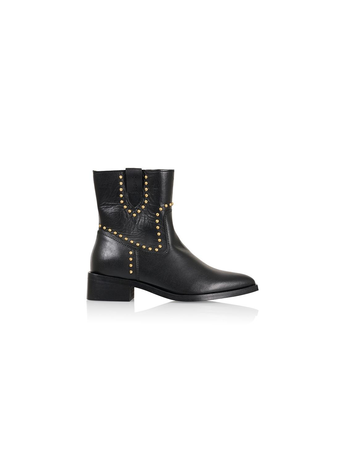 DWRS Label enkellaarsje met gouden studs
