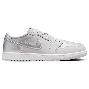 Nike Lage Sneakers  Jordan 1 Low OG Metallic Silver