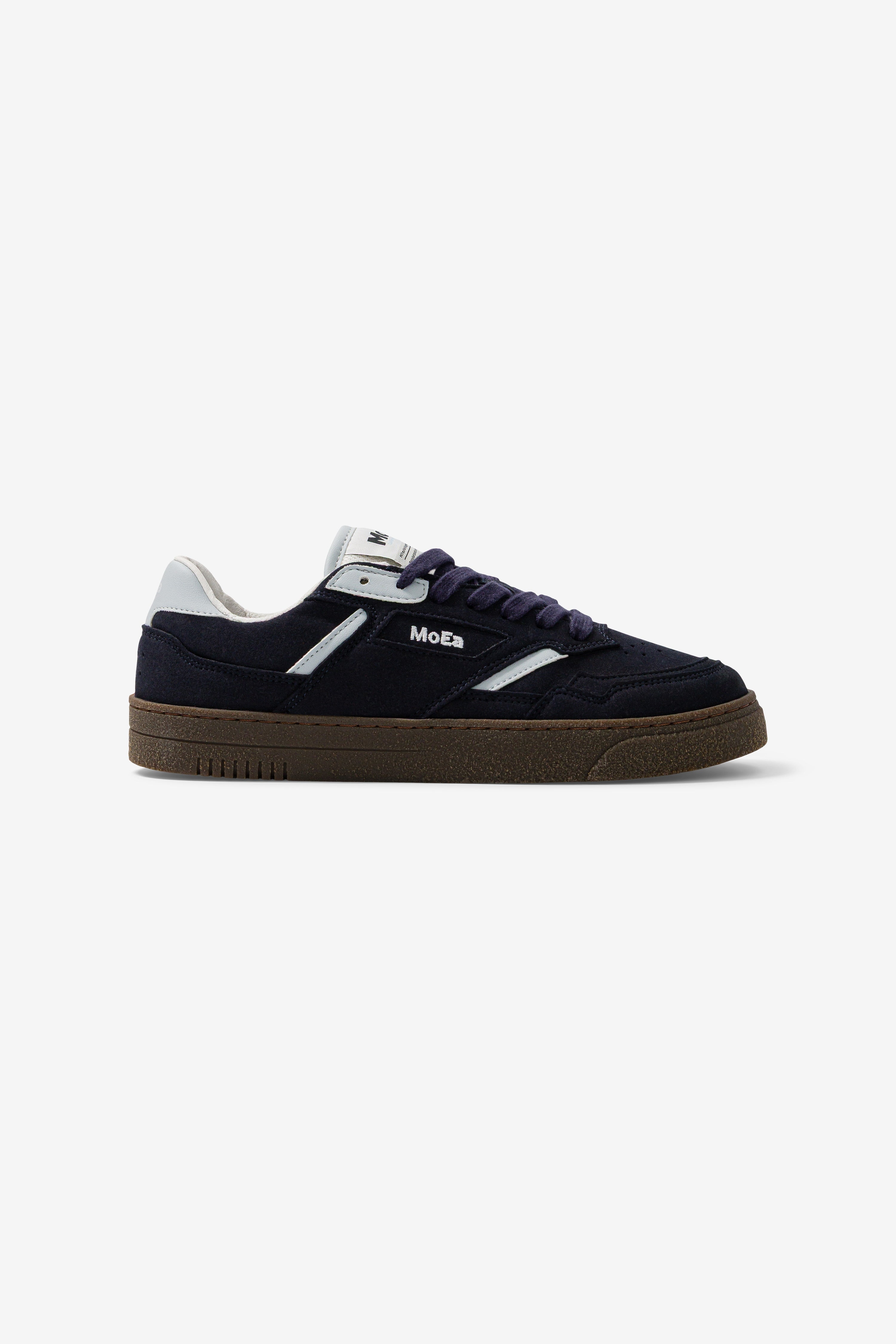 MoEa Herren vegan Sneaker Gen9 Pet Marineblau & Himmelblau