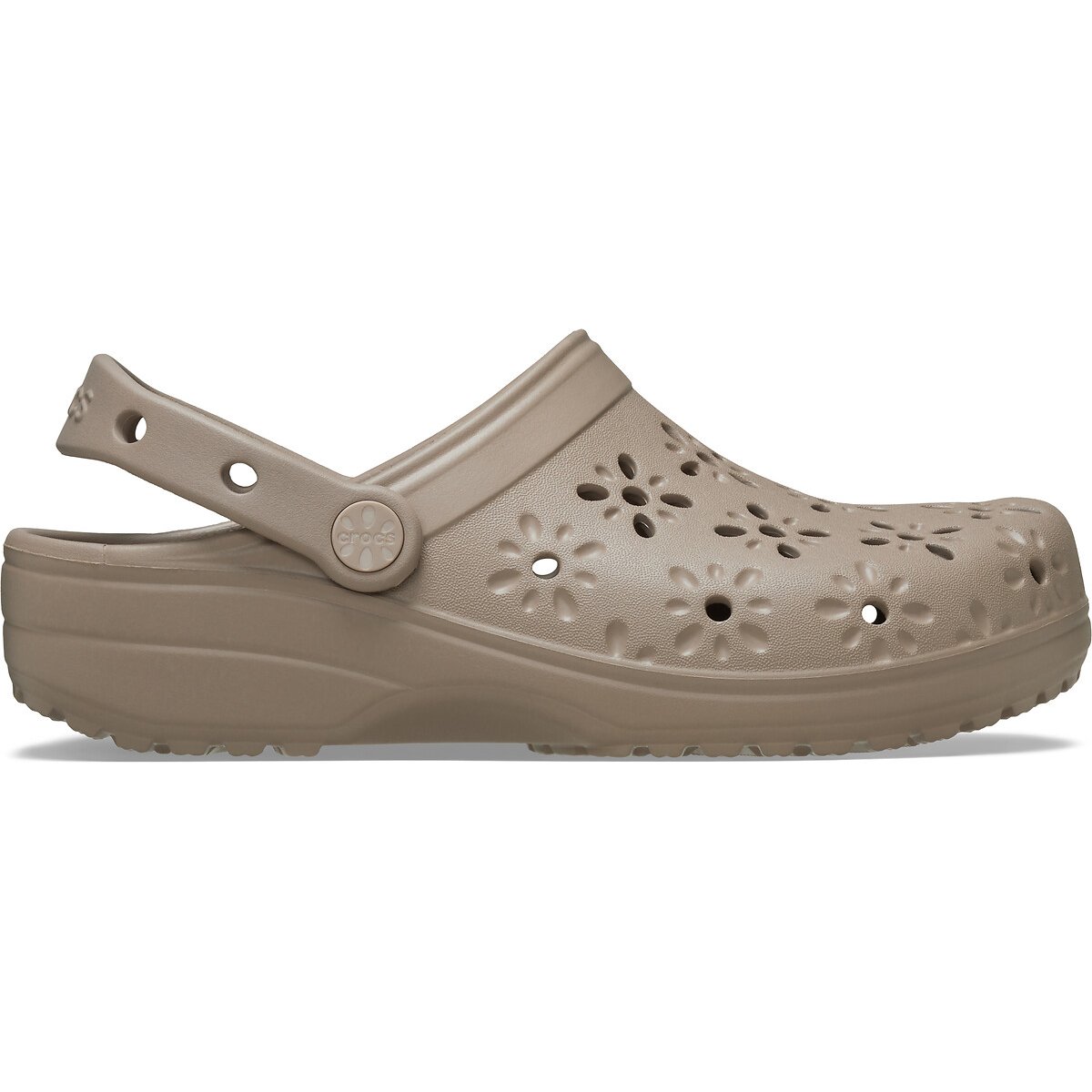 Crocs Clogs Classic Floral Cut Out Clog , sandaal, zomerschoen, loafer met ventilatieopeningen in bloemstructuur
