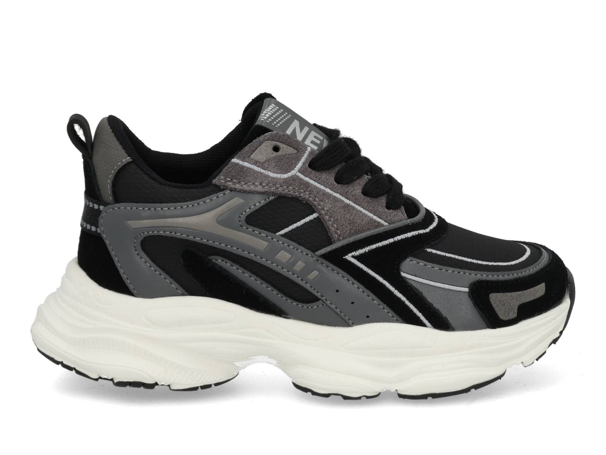ShoesMe LW25W006-A grey black multi zwart 