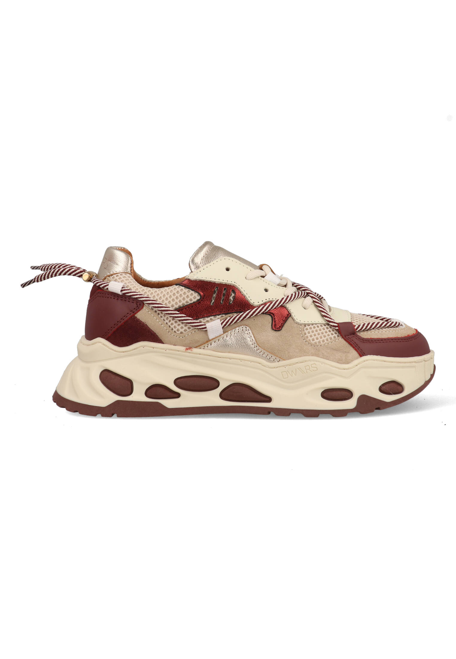 DWRS Saturnus J5554C/T-16-4577 Bordeaux Rood / Wit 