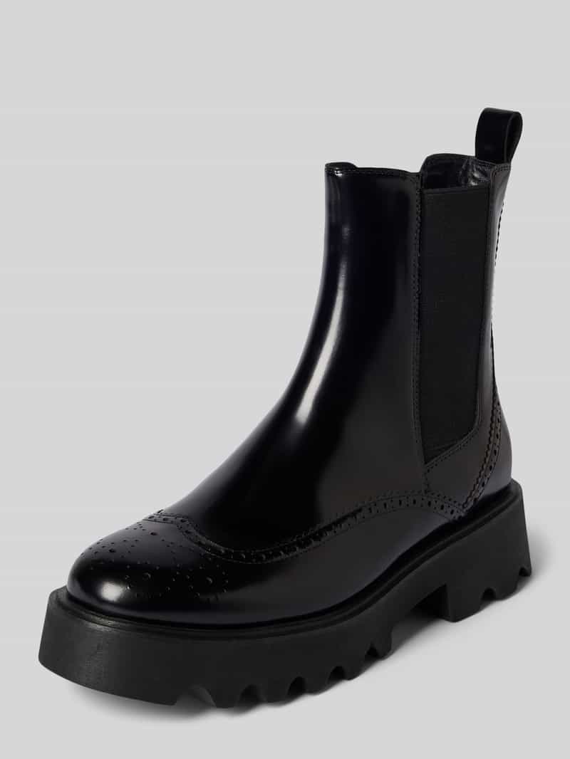 Marc Cain Bags & Shoes Chelsea boots met ajourpatroon