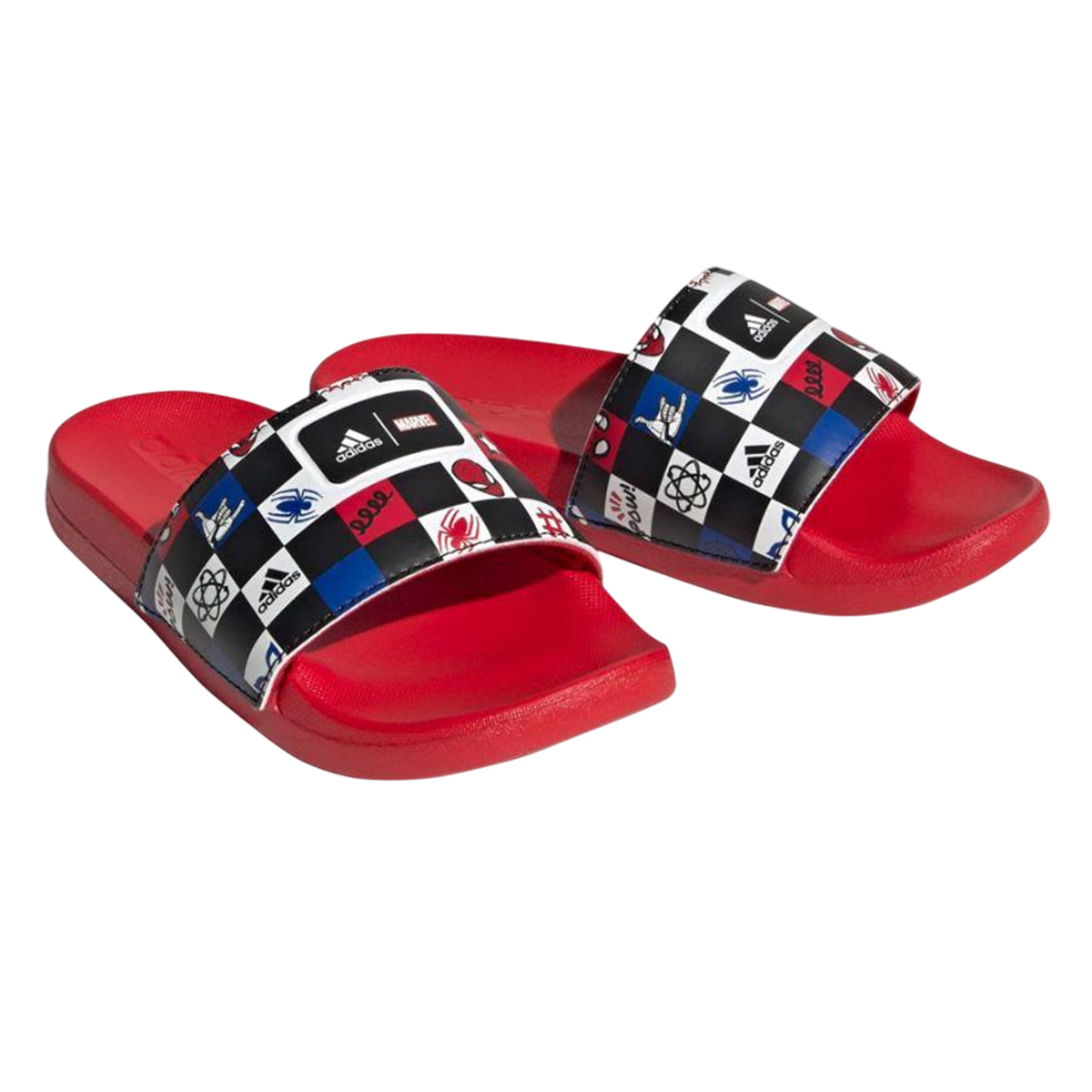 Adidas Kinderen/kinderen adilette spider-man sliders