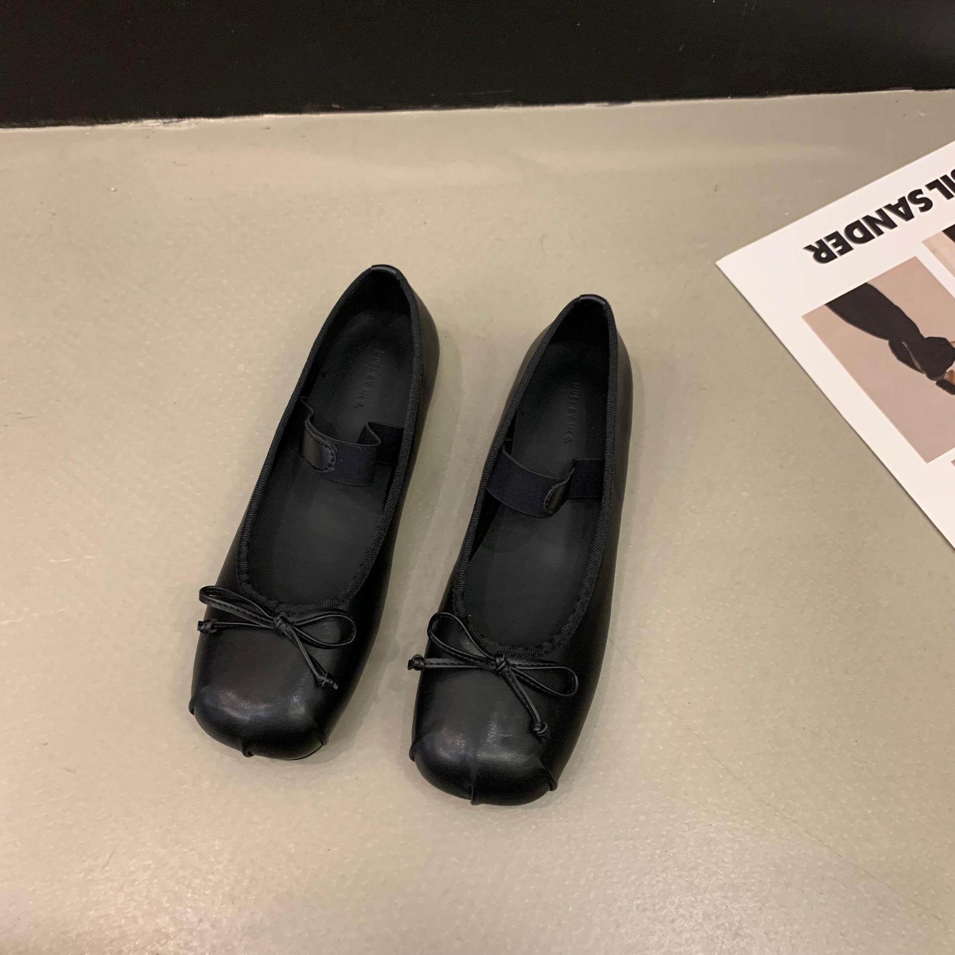 Loadingg Dames casual lage hak pompschoenen zachte zool balletschoenen 35 zwart